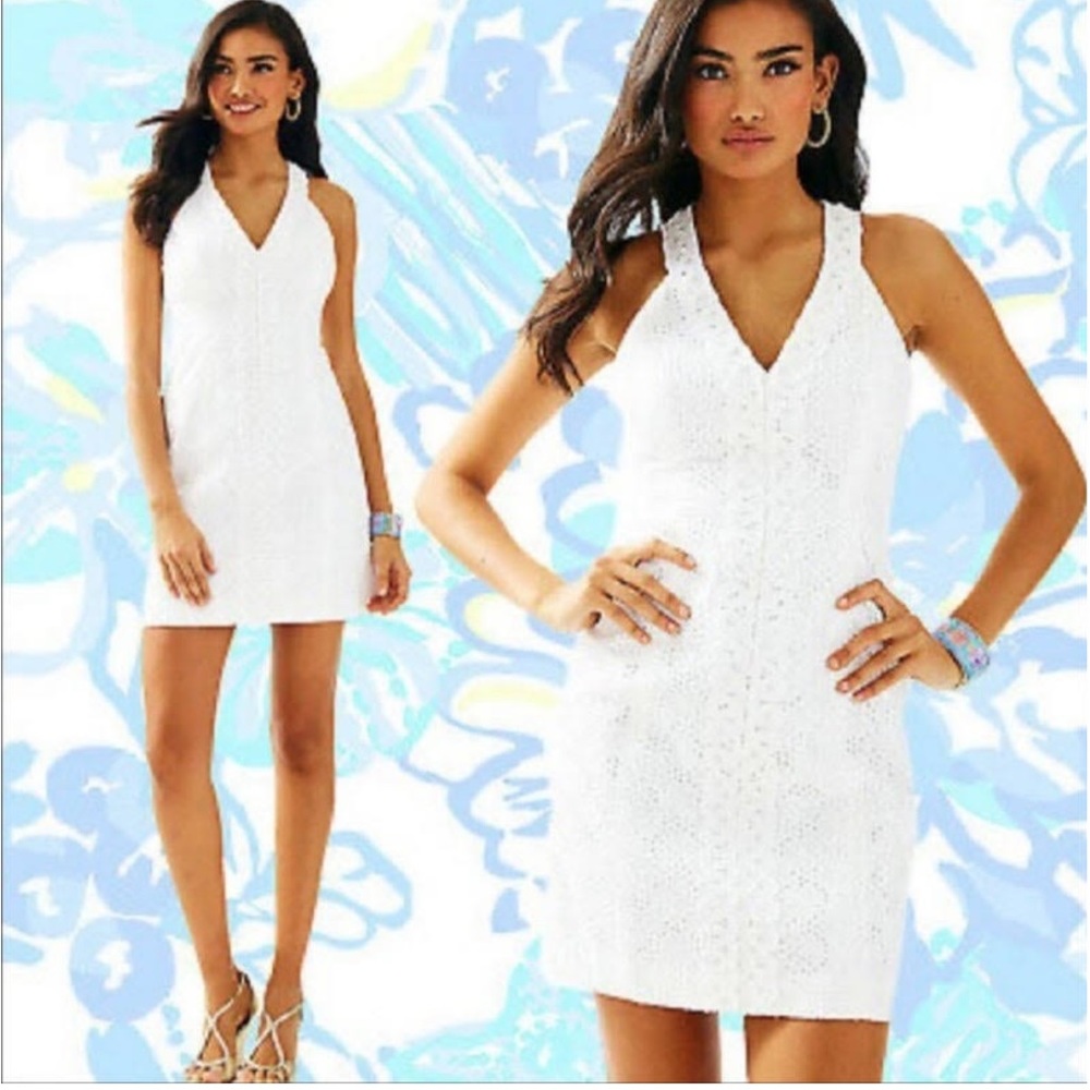 Lilly Pulitzer White Sleeveless Dress